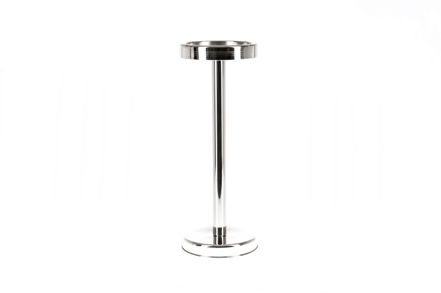 Colonna portasecchiello acciaio decorazione righe 311 - Tirolix Colonna portasecchiello acciaio con righe Tirolix per uso horeca