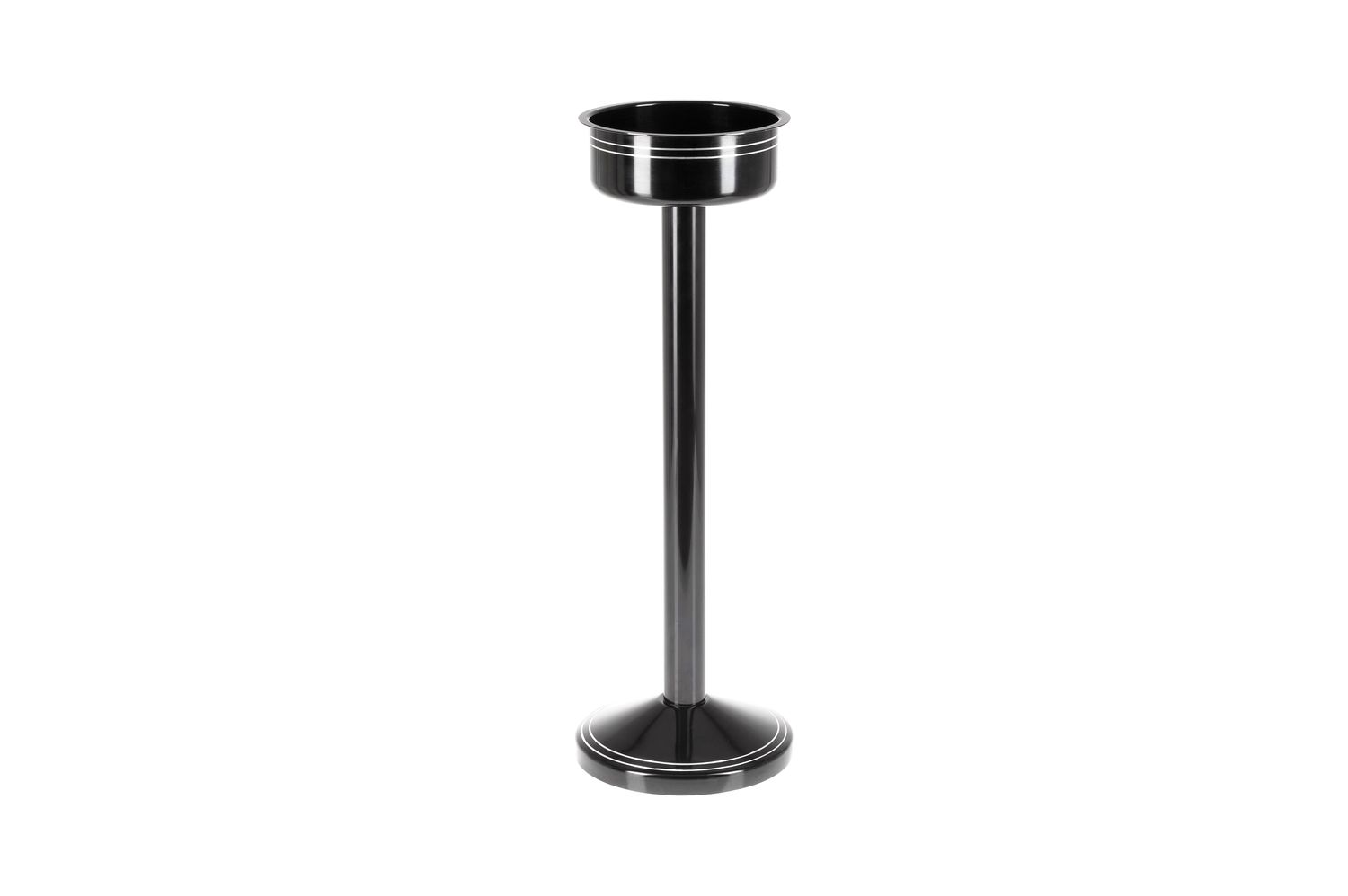 Aluminium Bottle Cooler Stand with Decorative Stripes Tirolix