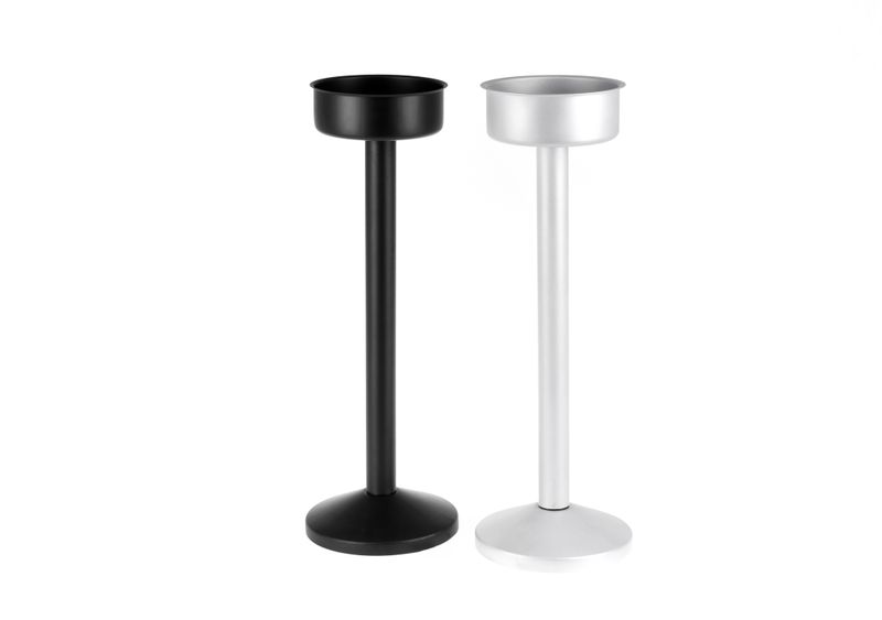 Painted Aluminium Bottle Cooler Stand in Black, Silver or Gold Tirolix