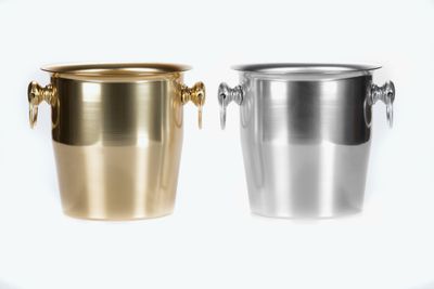 Tirolix - Oxidized Aluminium Bottle Cooler with Cast Knobs for Horeca