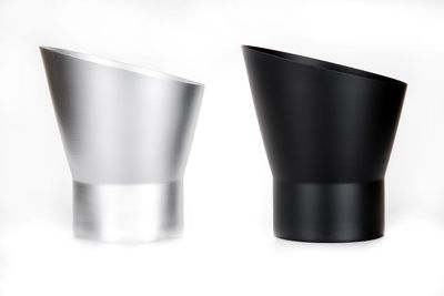 Secchiello alluminio Queen 3022NERO - Tirolix Tirolix secchiello alluminio Queen nero design moderno horeca