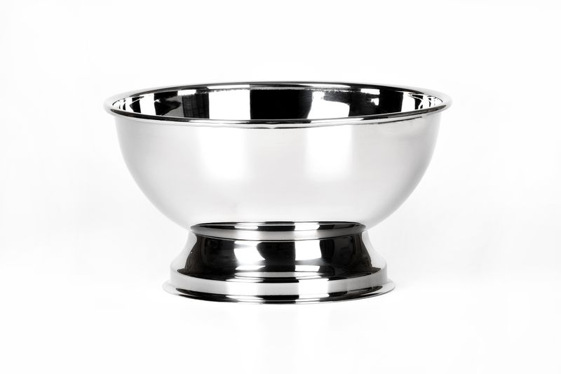 Tirolix mini steel champagne bowl polished 3 bottles 33 cl horeca