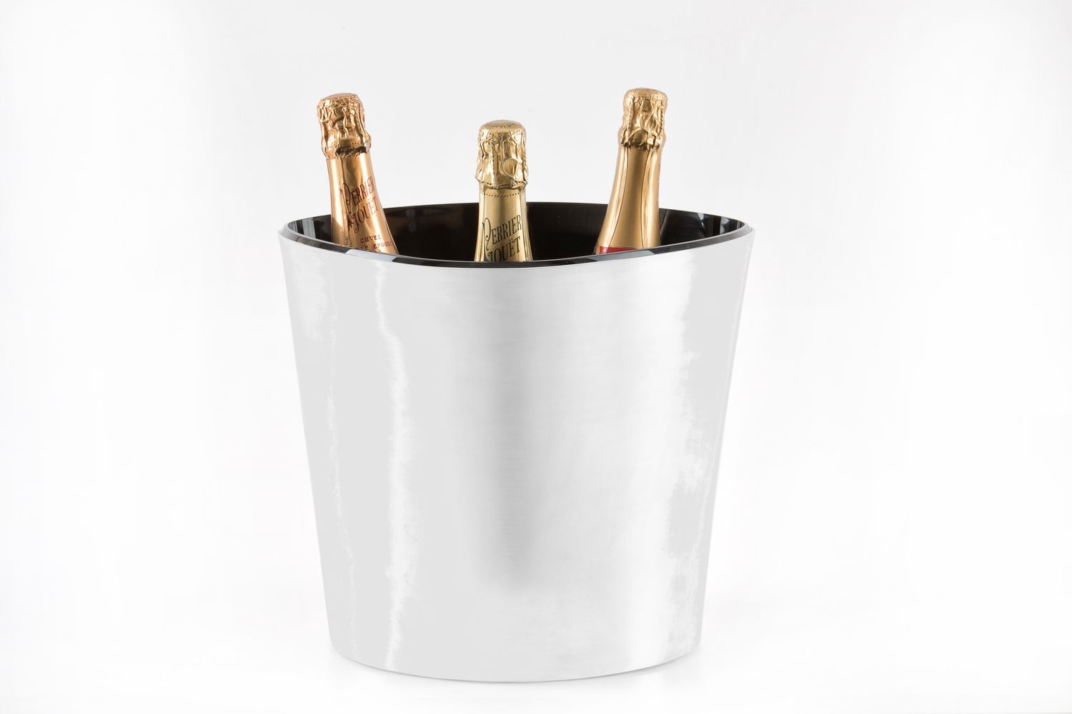 Tirolix champagne bowl painted aluminum plastic interior 5 bottles horeca