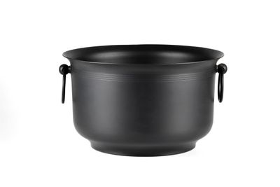 Tirolix Sektkühler Aluminium lackiert Schwarz 4 Flaschen horeca