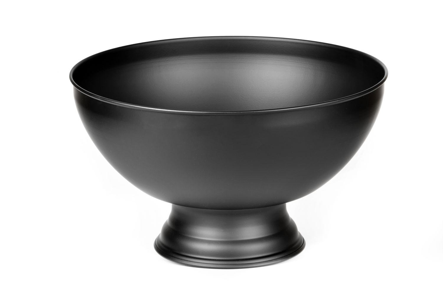 Tirolix painted steel champagne bowl black horeca