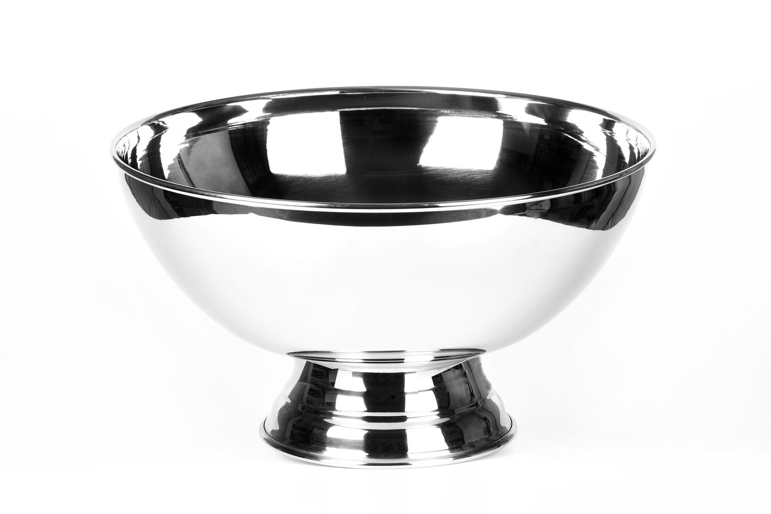 Tirolix steel champagne bowl polished 6 bottles horeca
