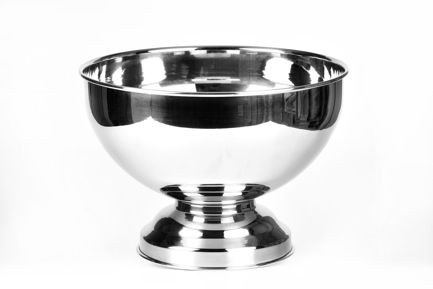 Tirolix steel champagne bowl 2015 polished 4 bottles horeca