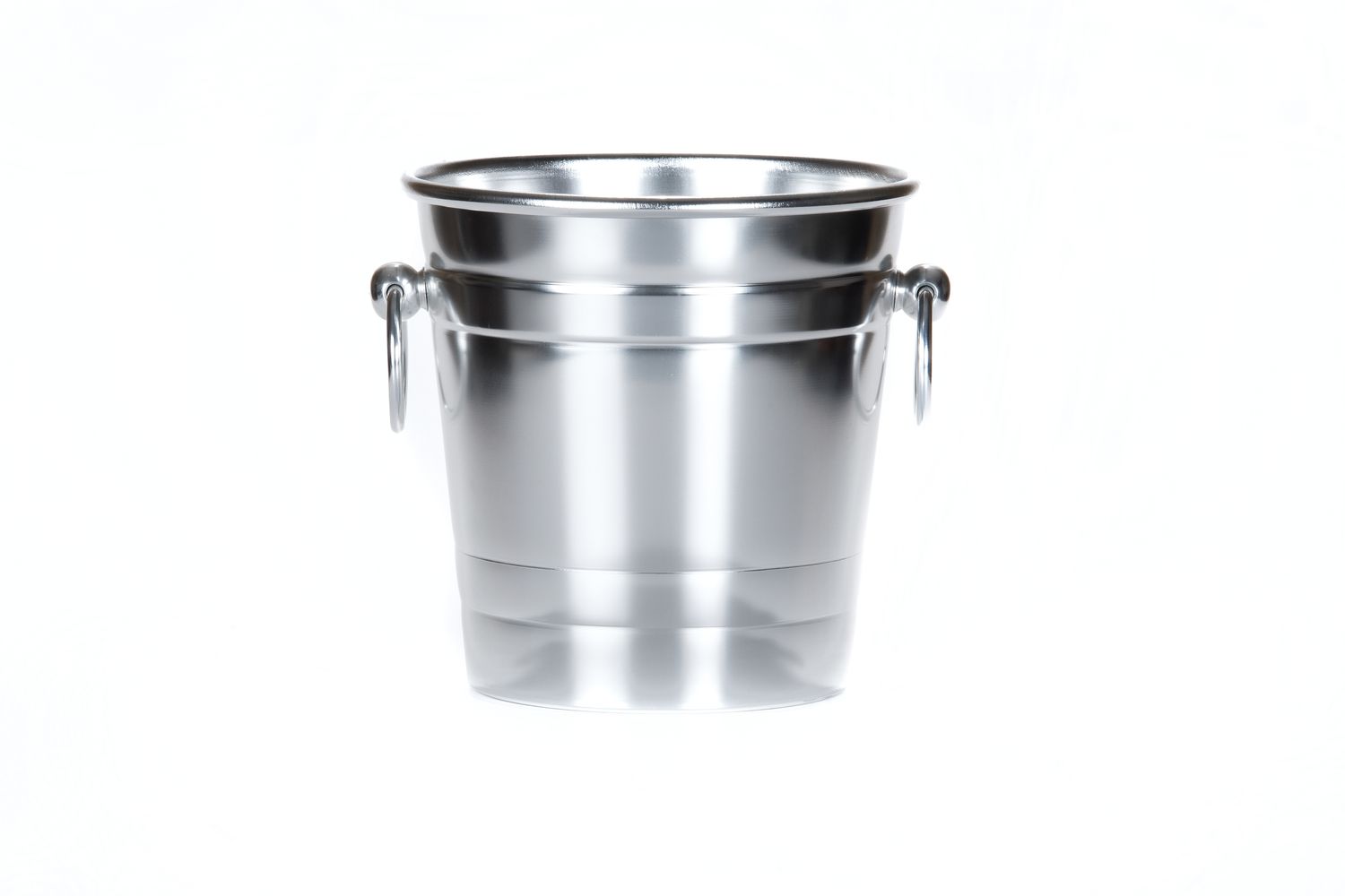 Tirolix oxidized aluminum wine bucket with round handles horeca