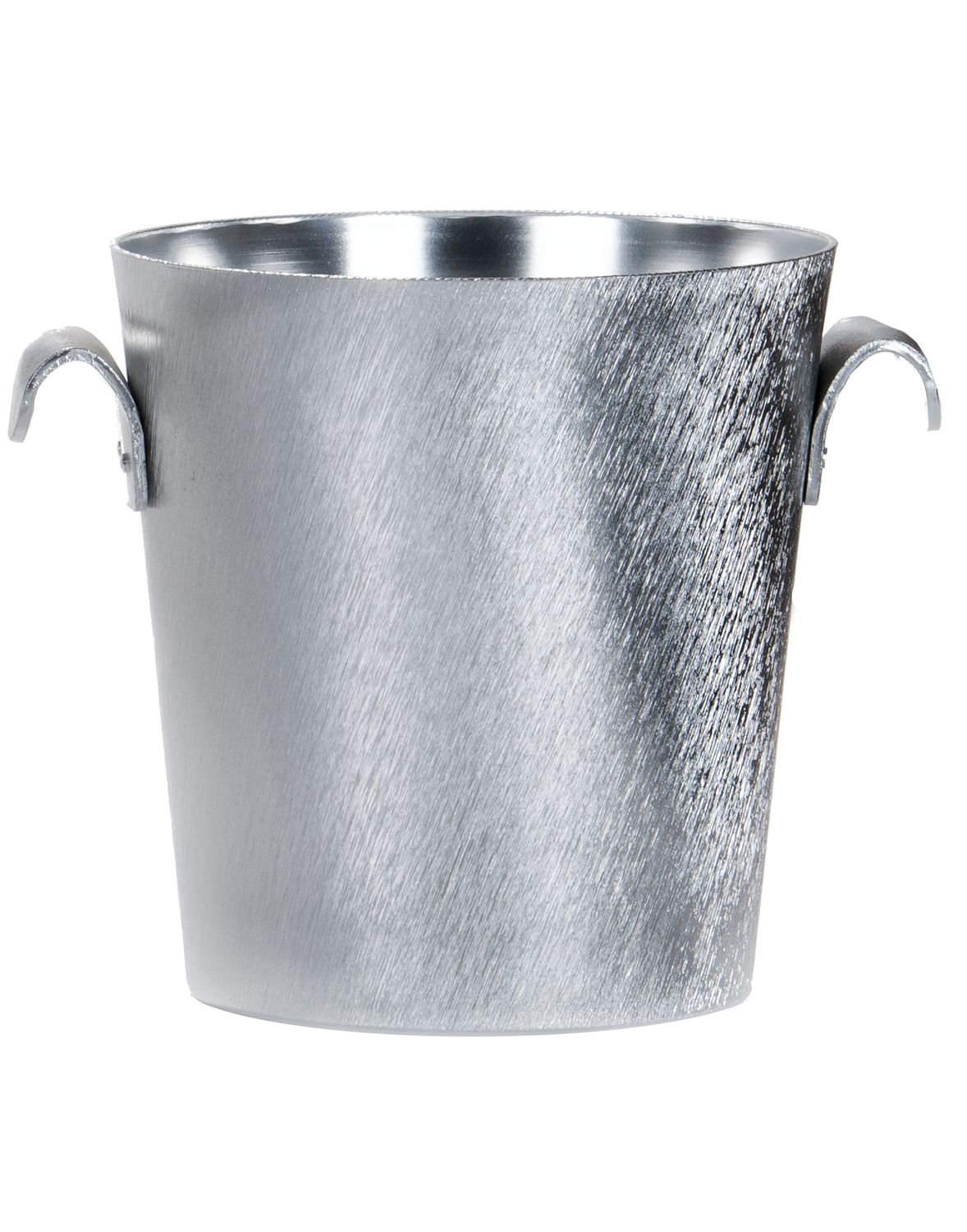 Tirolix oxidized aluminum wine bucket satin finish with lugs 190 mm horeca