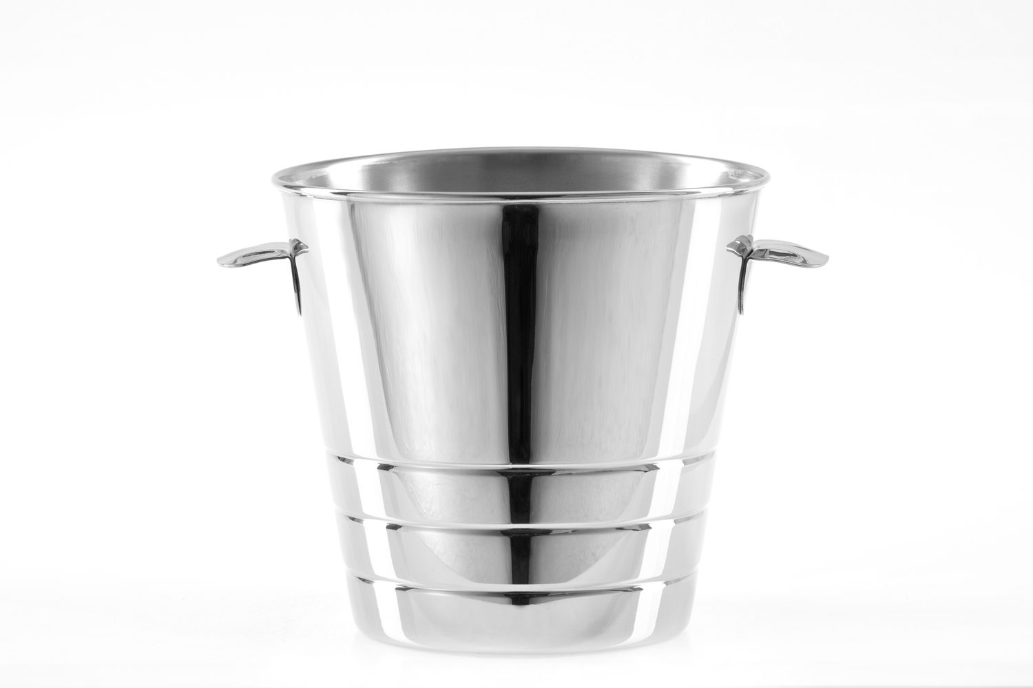 Tirolix oval stainless steel cooler with 3 lines horeca