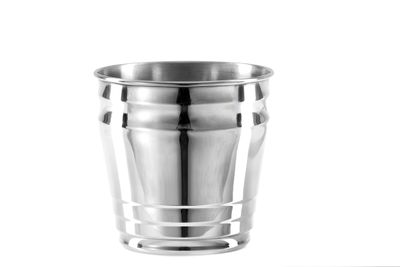 Tirolix stainless steel cooler with decorative band 1 bottle horeca