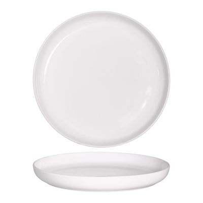 Dinner plate 27 cm Gemscape white porcelain oven safe for horeca restaurants Tirolix