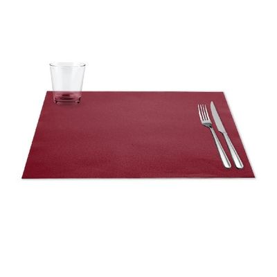 Tirolix Packservice airlaid placemat bordeaux 30x40 cm horeca