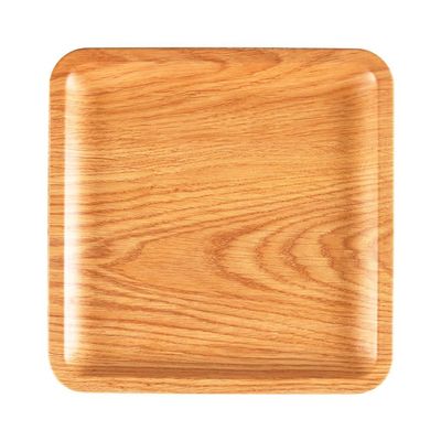 Tirolix Bliss square tray 23x23 cm wood effect melamine