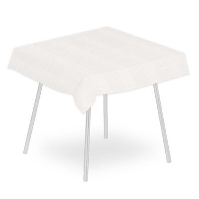 Croko white airlaid tablecloth 120x120 cm horeca Packservice Tirolix