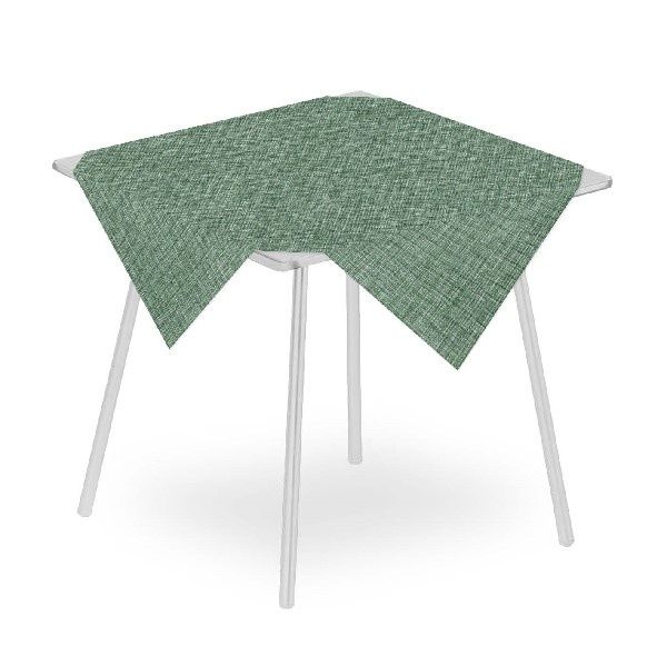 Tovaglia Greta Verde 100x100 in airlaid per tavoli horeca
