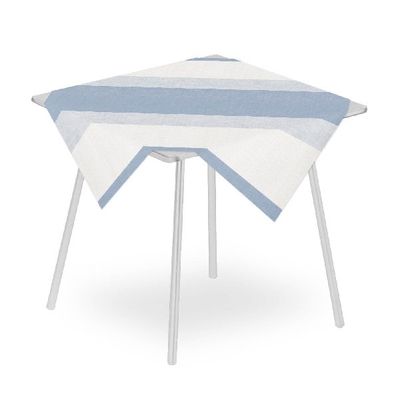 Tablecloth Stoff Blue 100x100 airlaid for horeca setups