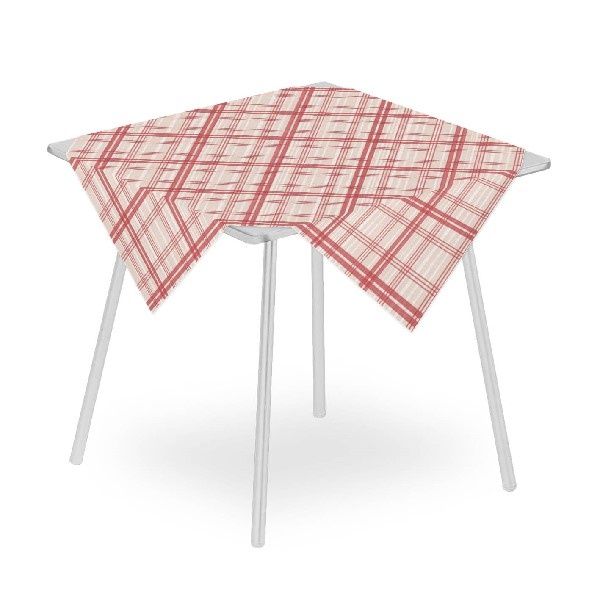 Tablecloth Gourmet Rosso 100x100 airlaid for horeca setups