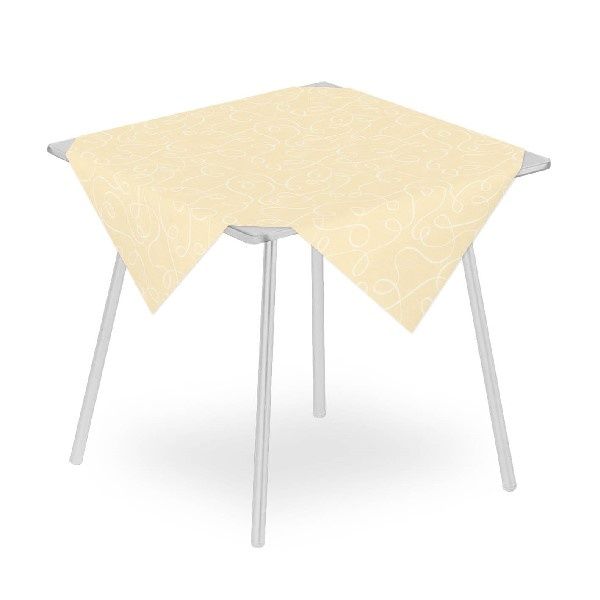 Grace Avorio tablecloth 100x100 cm airlaid for professional horeca use
