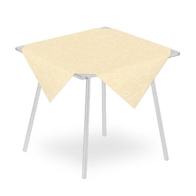 Grace Avorio tablecloth 100x100 cm airlaid for professional horeca use
