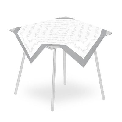 Finesse Perla Tischdecke 100x100 cm Airlaid fuer professionellen Horeca Einsatz
