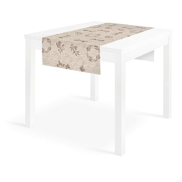 Runner You and Me Contadino Nocciola 120x48 in airlaid per tavoli horeca
