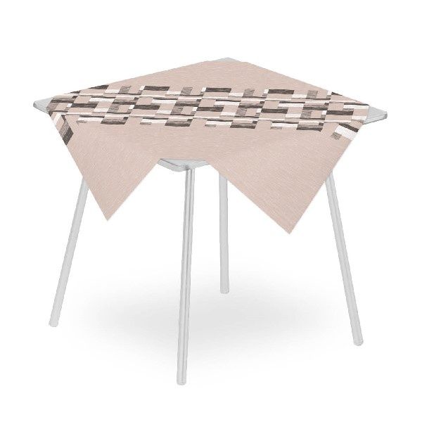 Kuadra Nocciola tablecloth 100x100 cm airlaid for horeca use
