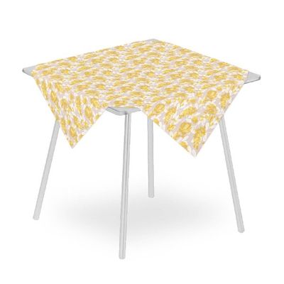 Garden Giallo tablecloth 100x100 airlaid with natural design for horeca
