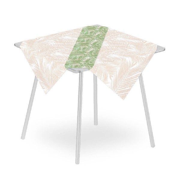 Oasi Verde tablecloth 100x100 airlaid with natural design for horeca
