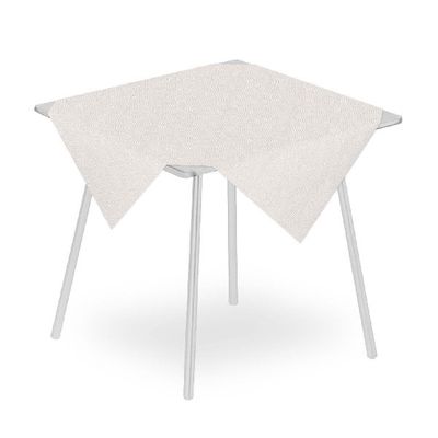 Zeb Sabbia tablecloth 100x100 airlaid with modern pattern for horeca
