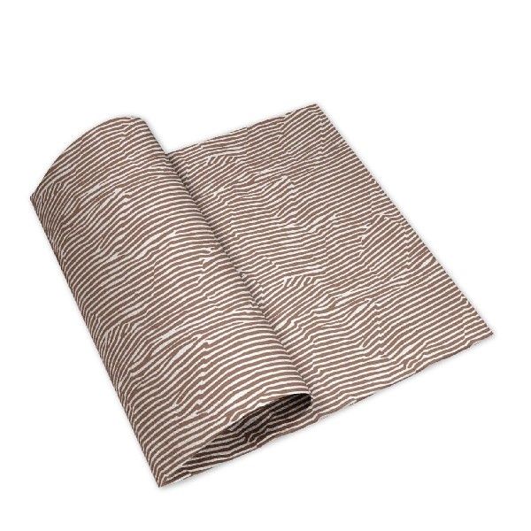 Zeb Bronzo napkin 40x40 airlaid with modern bronze pattern for horeca
