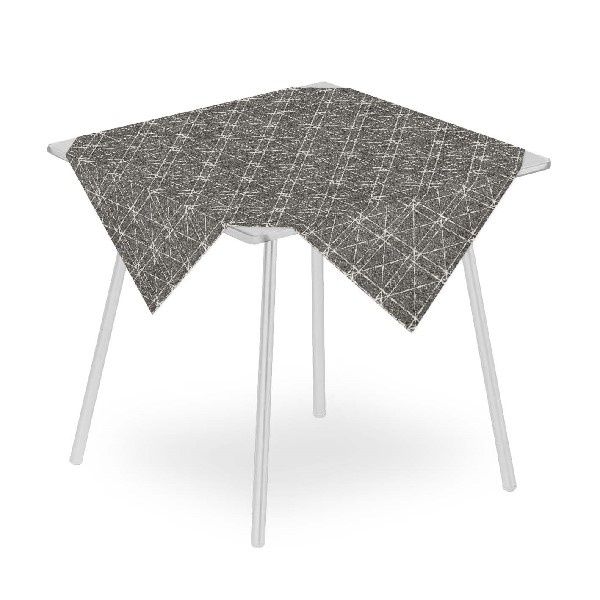 Hugo Granito tablecloth 100x100 airlaid for modern horeca tables
