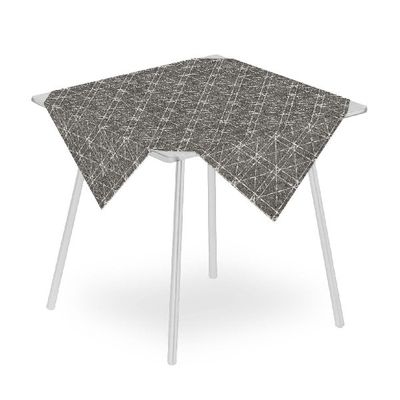 Hugo Granito tablecloth 100x100 airlaid for modern horeca tables
