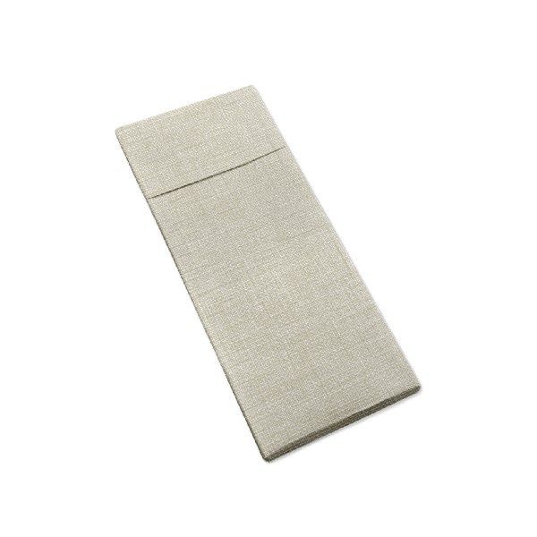 Ella dune 44x32 Airlaid napkin with pouch for horeca use