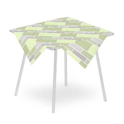 Urban green 100x100 Airlaid tablecloth for horeca table setup