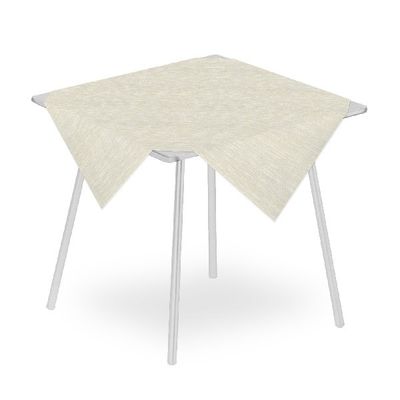 Melange ivory 100x100 tablecloth for horeca use