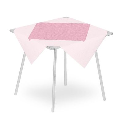 Maison bordeaux 100x100 Airlaid tablecloth for horeca use