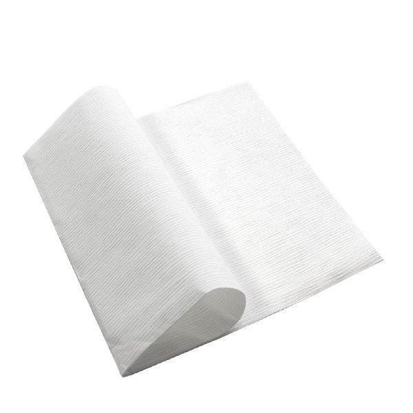 Tovagliolo Onda bianco 40x40 in tissue per tavoli horeca