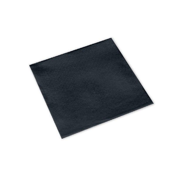 Black tissue napkin 33x33 for horeca table setups