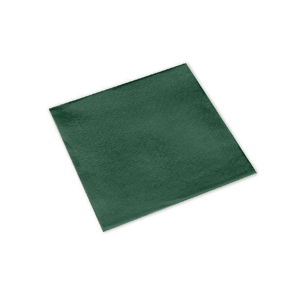 Green tissue napkin 33x33 for horeca tables