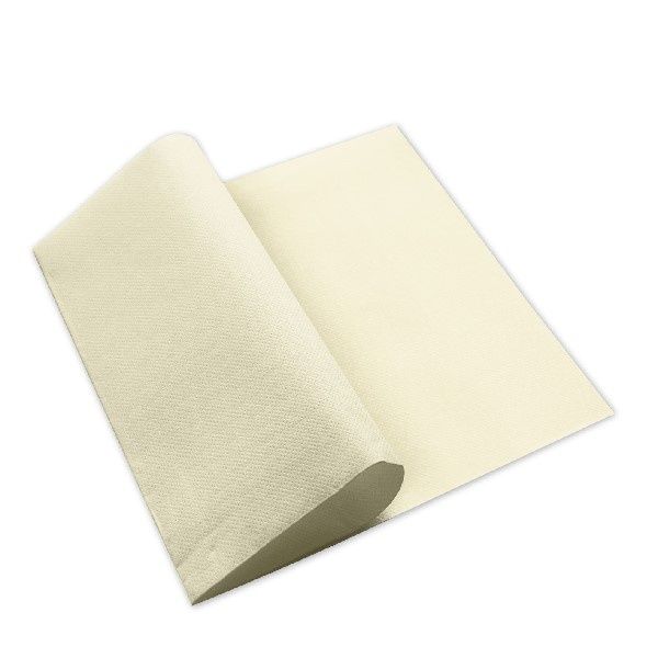 Cream tissue napkin 40x40 for horeca table setups