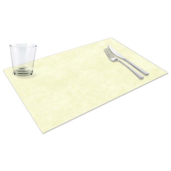 airspun cream spunbond placemat 30x48 for horeca tables