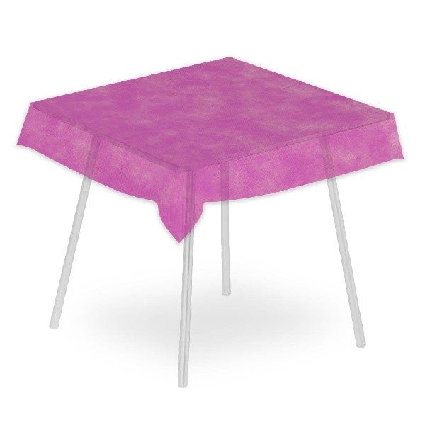 Airspun fuchsia tablecloth 120x120 Packservice with technical stable material for horeca
