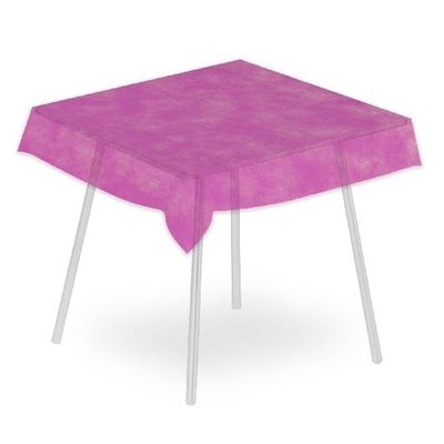 Airspun fuchsia tablecloth 120x120 Packservice with technical stable material for horeca
