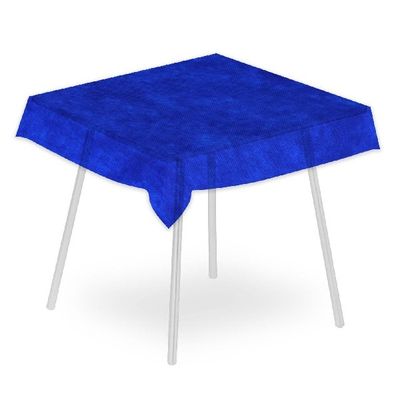 Airspun oltremare tablecloth 120x120 Packservice with technical stable material for horeca
