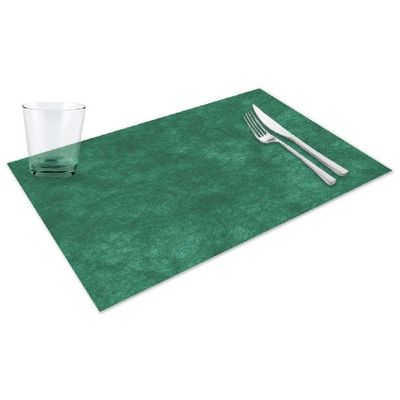 Airspun green placemat 30x48 Packservice with technical stable material for horeca
