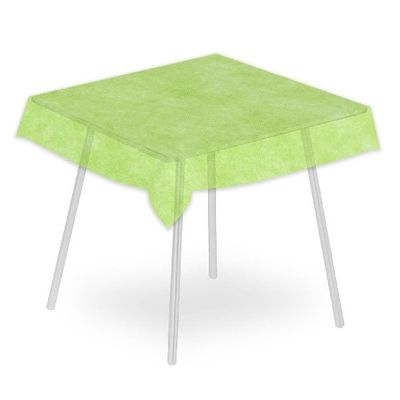 Airspun mela tablecloth 120x120 Packservice with technical stable material for horeca
