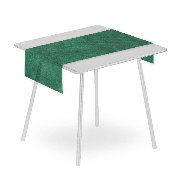 Airspun green runner 120x48 Packservice with technical stable material for horeca

