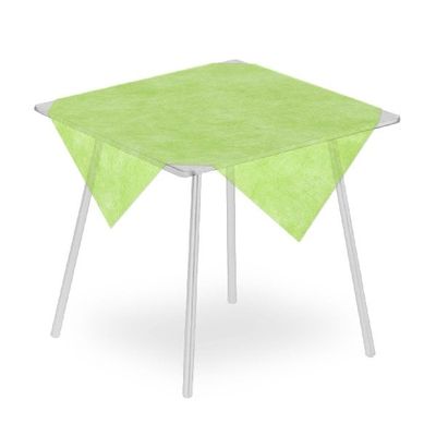 Airspun mela tablecloth 100x100 Packservice with technical stable material for horeca
