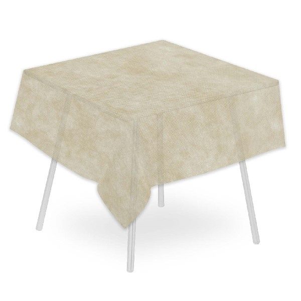 Airspun sabbia tablecloth 160x160 Packservice with technical stable material for horeca
